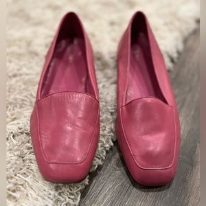 Enzo Angiolini Barbie Pink Leather Liberty 7 1/2 WW Women’s Shoes